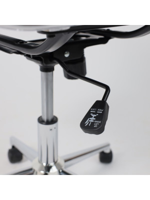 Кресло компьютерное AksHome Evelin серый механизм регулировки