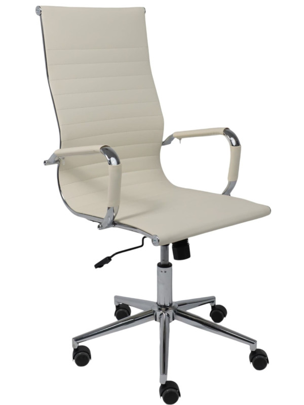 Кресло компьютерное AksHome Evelin кремовый