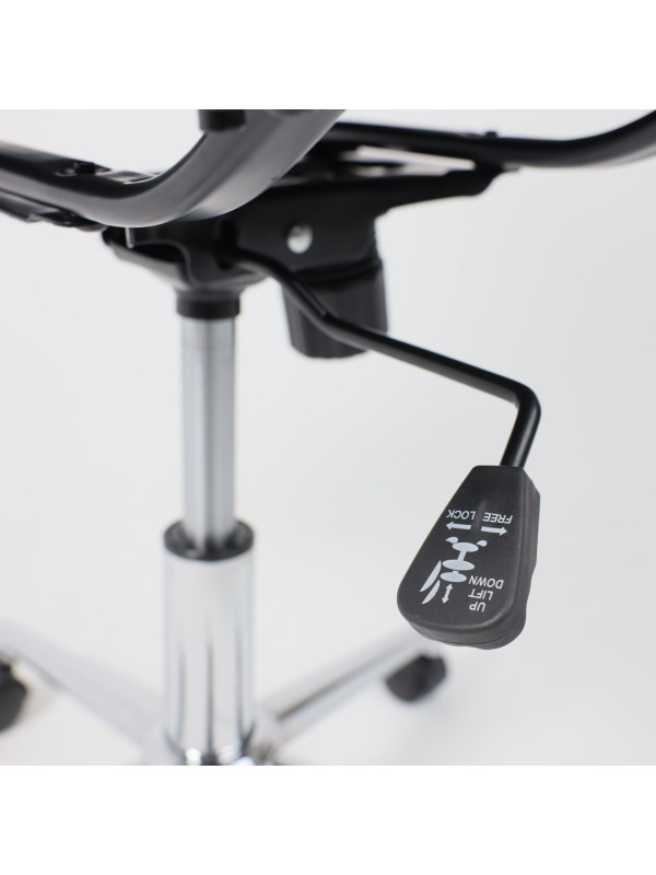 Кресло компьютерное AksHome Evelin черный механизм регулировки