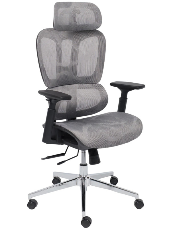 Кресло компьютерное AksHome Expert серый