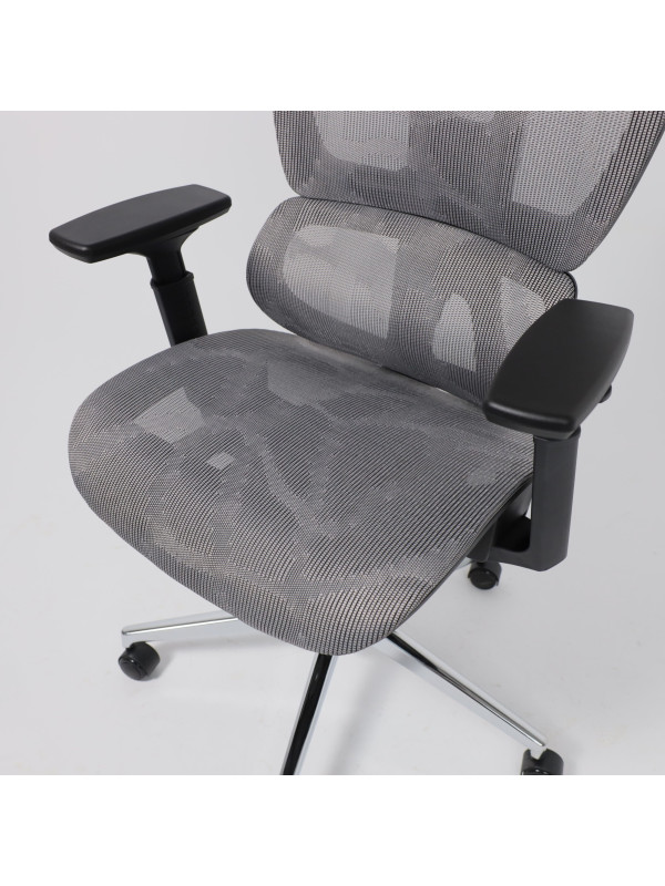 Кресло компьютерное AksHome Expert серый сверху