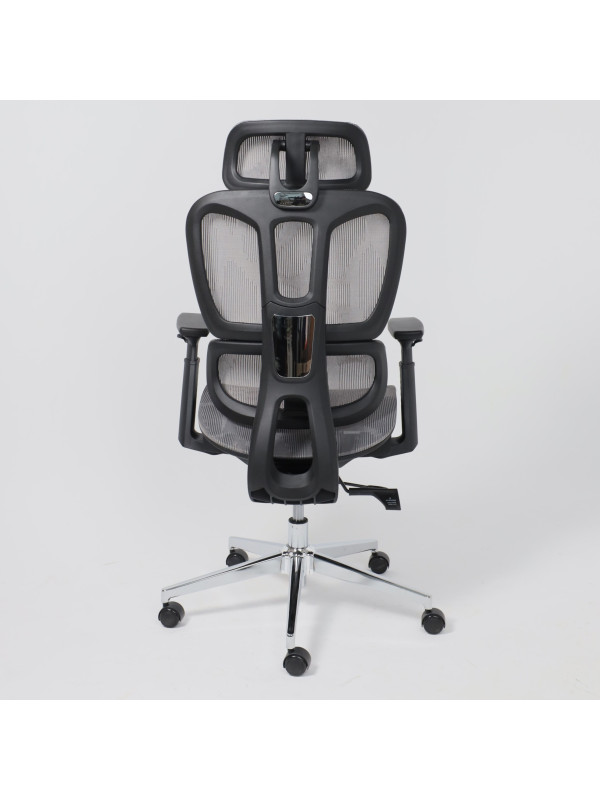 Кресло компьютерное AksHome Expert серый сзади