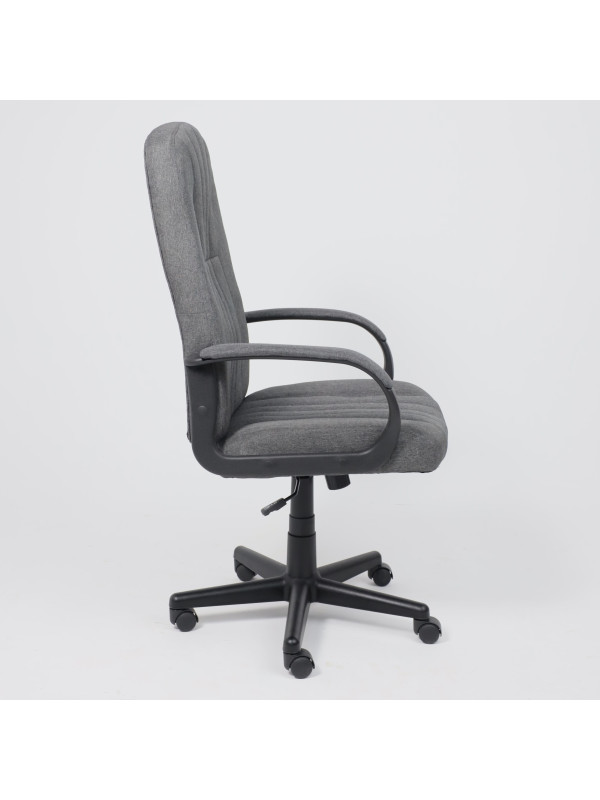 Кресло компьютерное AksHome Fund серый сбоку