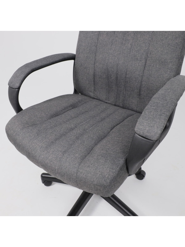 Кресло компьютерное AksHome Fund серый сверху