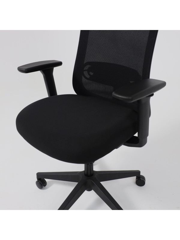 Кресло компьютерное AksHome Gem черный сверху