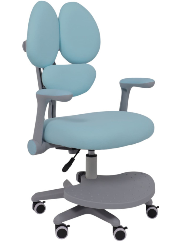 Кресло компьютерное AksHome Leo голубой