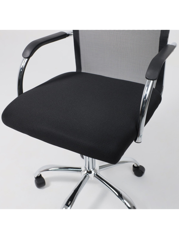 Кресло компьютерное AksHome Maris черный сверху