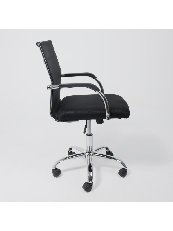 Кресло компьютерное AksHome Maris черный сбоку