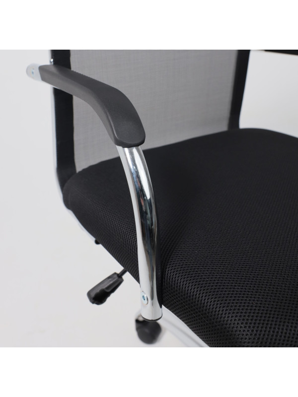 Кресло компьютерное AksHome Maris черный подлокотники