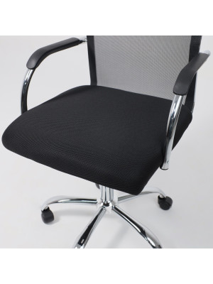 Кресло компьютерное AksHome Maris черный сверху