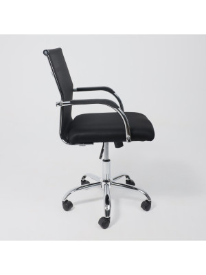 Кресло компьютерное AksHome Maris черный сбоку