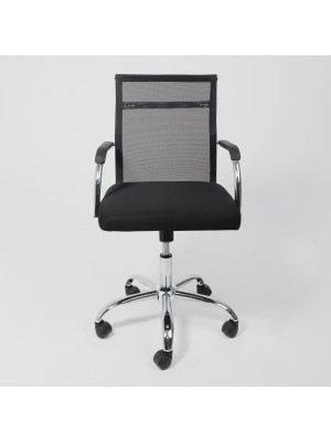 Кресло компьютерное AksHome Maris черный спереди