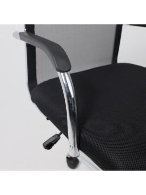 Кресло компьютерное AksHome Maris черный подлокотники