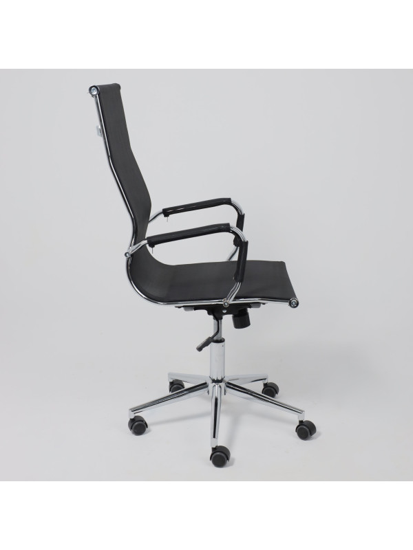 Кресло компьютерное AksHome Marx черный сбоку