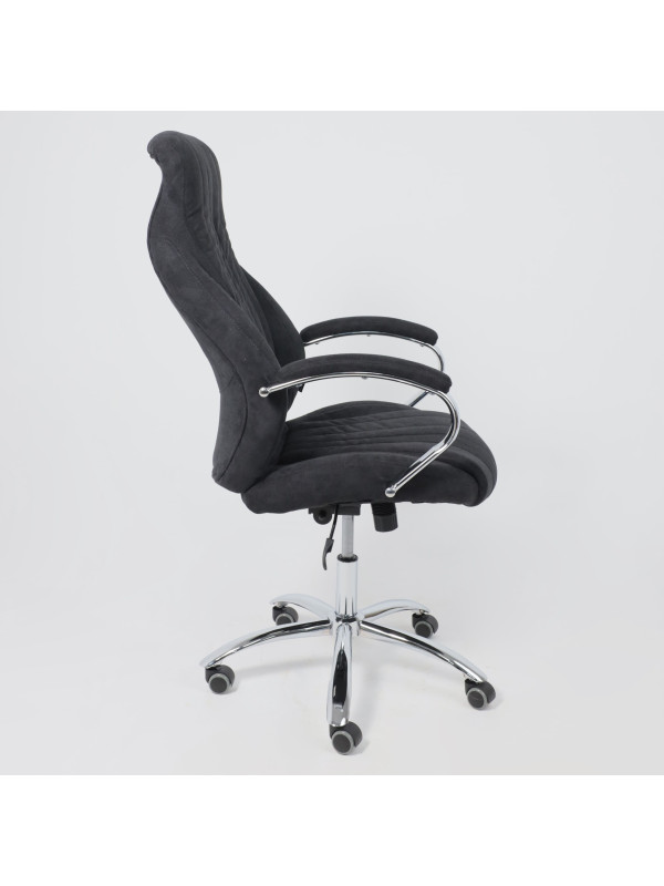 Кресло компьютерное AksHome Mastif графит сбоку