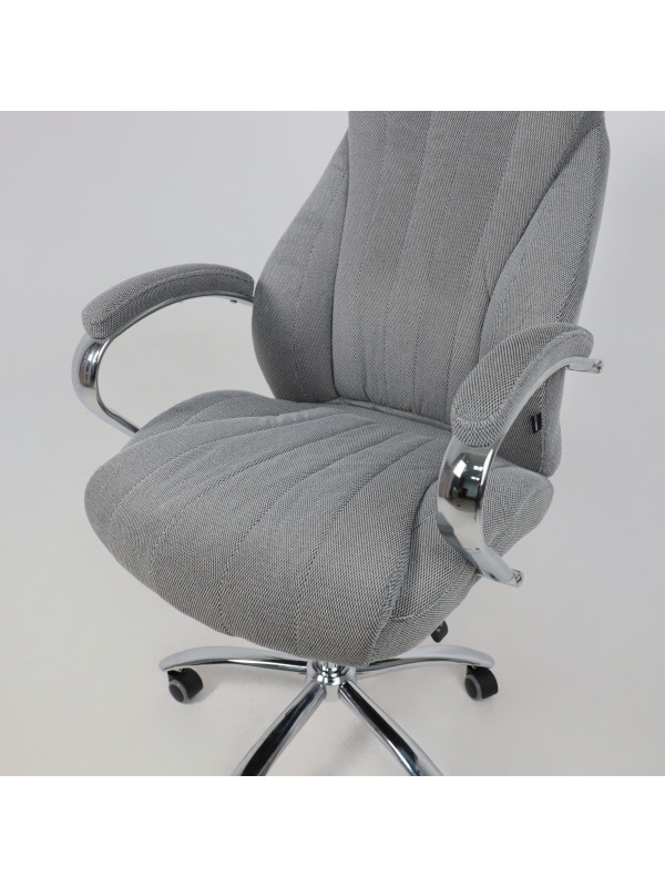 Кресло компьютерное AksHome Mastif серый сверху