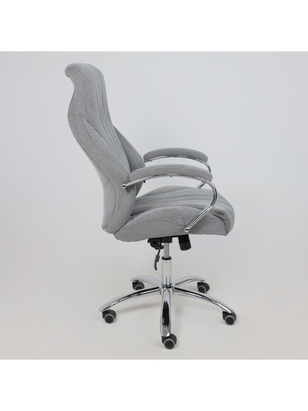 Кресло компьютерное AksHome Mastif серый сбоку