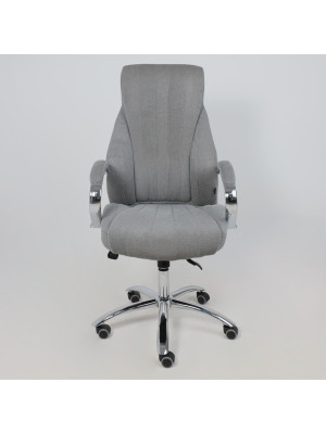 Кресло компьютерное AksHome Mastif серый спереди