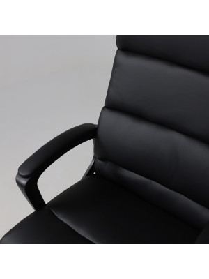 Кресло компьютерное AksHome Olympia Eco черный сверху