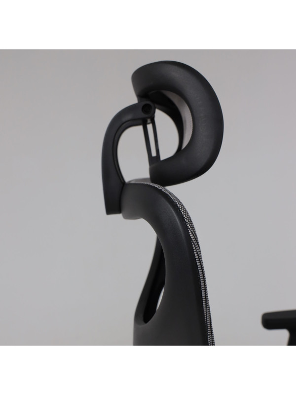 Кресло компьютерное AksHome Pascal серый подголовник