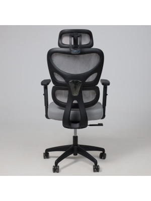 Кресло компьютерное AksHome Pascal серый сзади