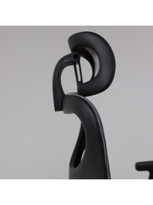 Кресло компьютерное AksHome Pascal серый подголовник