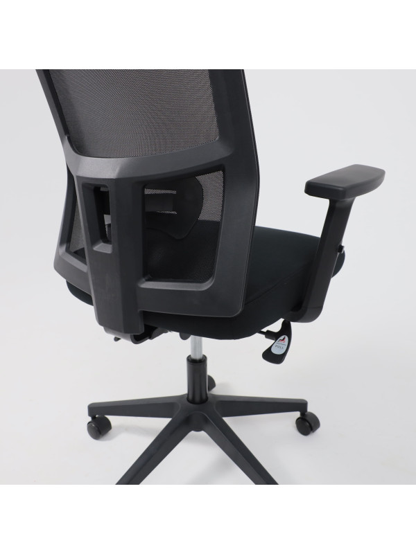 Кресло компьютерное AksHome Profit черный поясничный упор