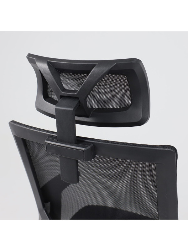 Кресло компьютерное AksHome Profit черный подголовник