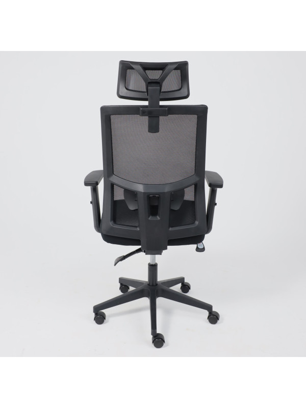 Кресло компьютерное AksHome Profit черный сзади