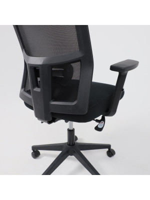 Кресло компьютерное AksHome Profit черный поясничный упор