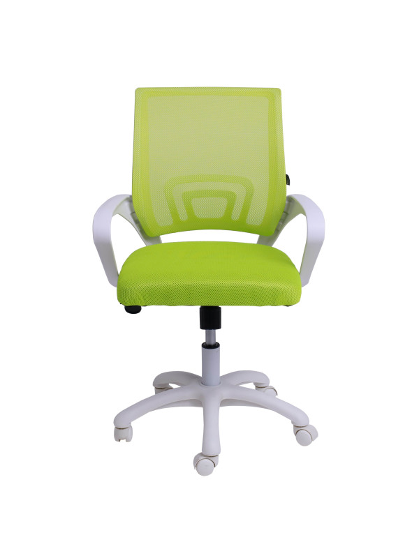 Кресло компьютерное AksHome Ricci New зеленый спереди