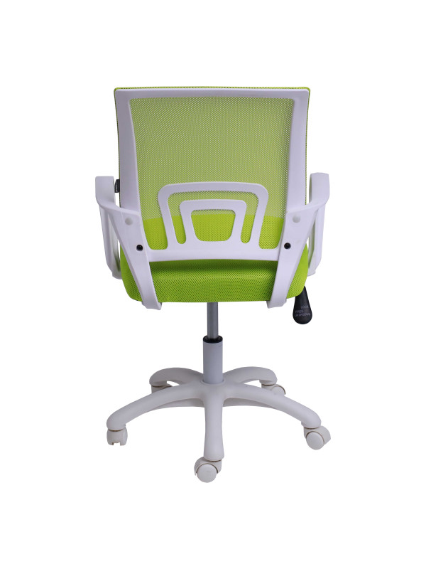 Кресло компьютерное AksHome Ricci New зеленый сзади