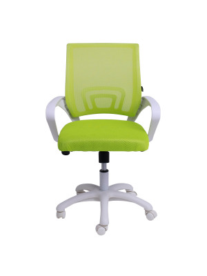Кресло компьютерное AksHome Ricci New зеленый спереди
