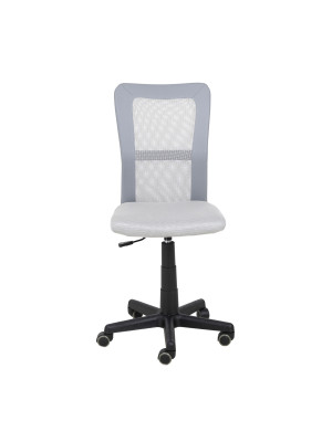 Кресло компьютерное AksHome Tempo серый спереди