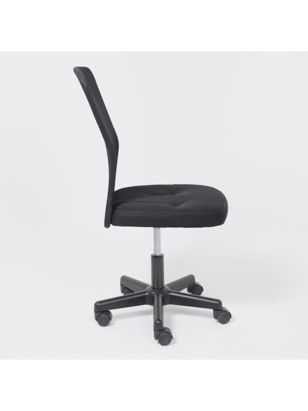 Кресло компьютерное AksHome Type черный сбоку