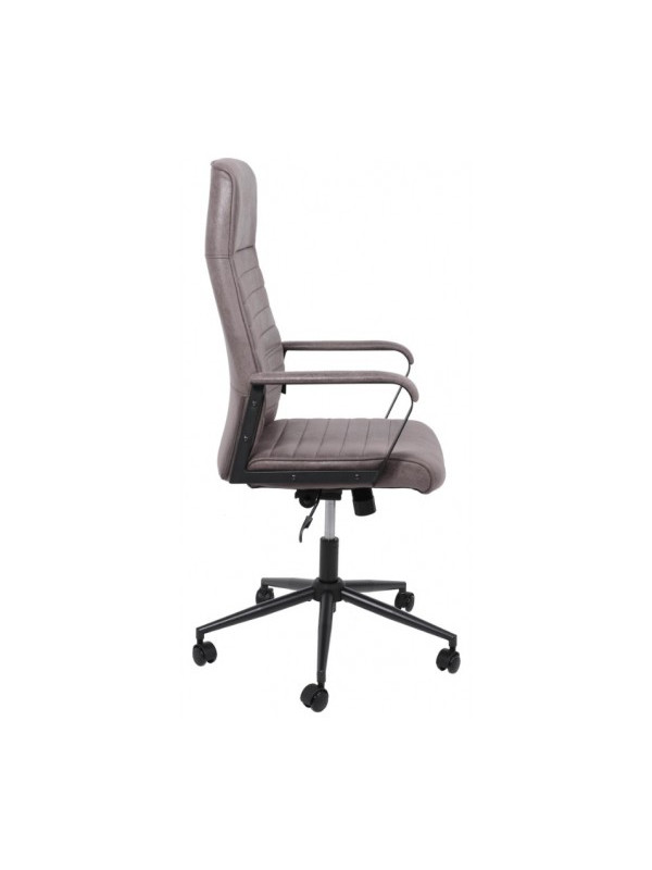 Кресло компьютерное AksHome Urban коричнево-серый сбоку