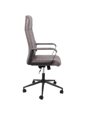 Кресло компьютерное AksHome Urban коричнево-серый сбоку