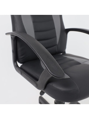 Кресло компьютерное AksHome Web Eco черный подлокон