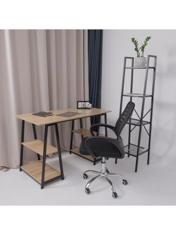 Кресло компьютерное AksHome Consul черный в интерьере