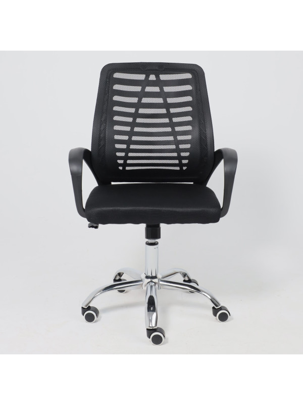 Кресло компьютерное AksHome Consul черный спереди