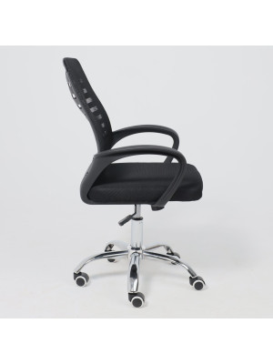 Кресло компьютерное AksHome Consul черный сбоку