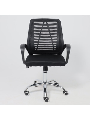 Кресло компьютерное AksHome Consul черный спереди