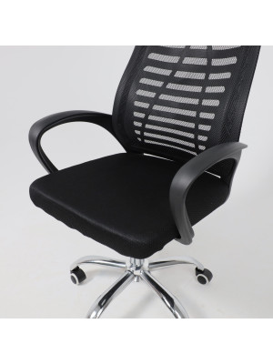 Кресло компьютерное AksHome Consul черный сверху