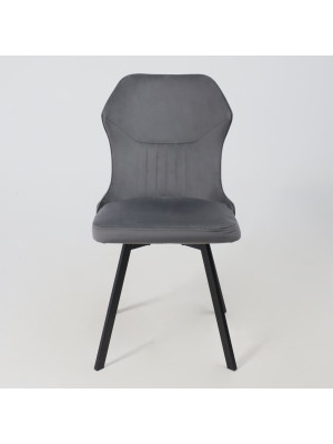 Стул AksHome Каврус U-R Seven серый/черный спереди