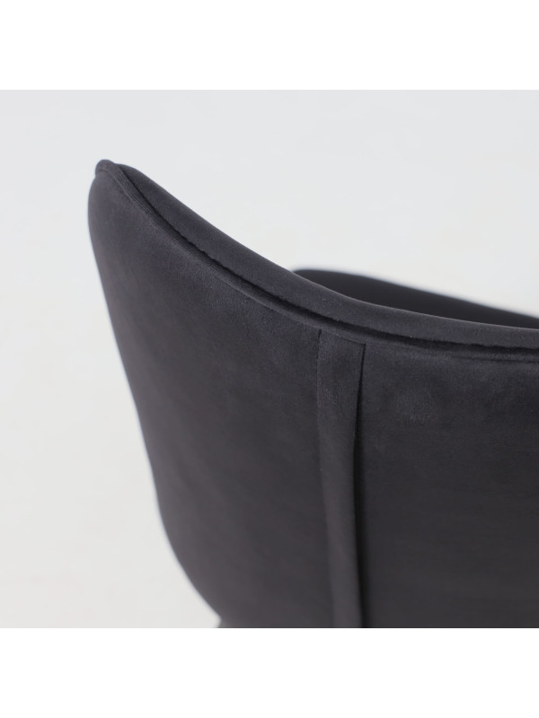 Стул AksHome Каврус U-R Seven черный сверхц