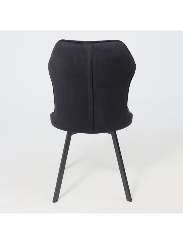 Стул AksHome Каврус U-R Seven черный сзади