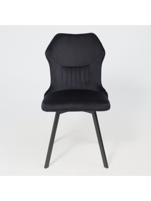 Стул AksHome Каврус U-R Seven черный спереди