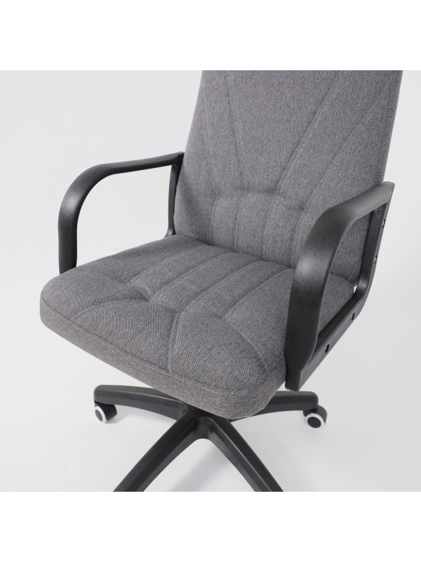 Кресло компьютерное AksHome Менеджер PL серый сверху