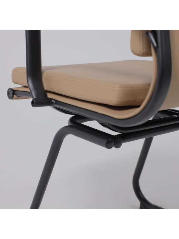 Стул офисный AksHome Indigo кофейный под углом