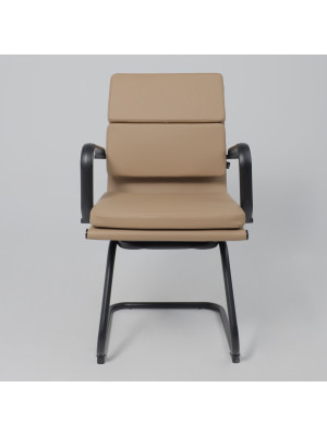 Стул офисный AksHome Indigo кофейный спереди